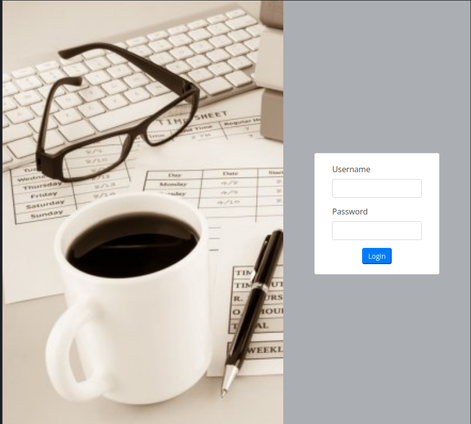 page d'admin de prepord-payroll